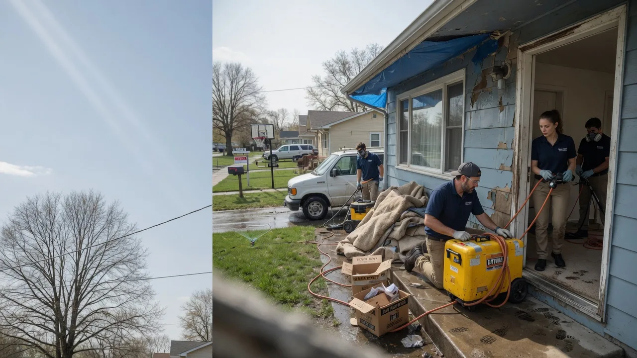 Basement Flood Cleanup in Luxemburg, WI near me
